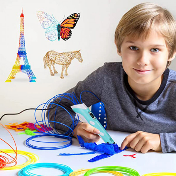 Комплект за 3D рисунки и фигурки 3D PEN-2, DRAW YOUR DREAM
